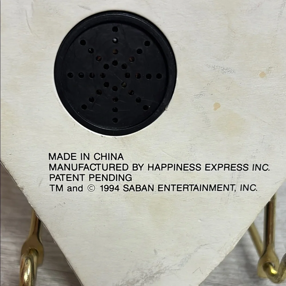 Rare Power Rangers Speaker Security Monitoring Talking Works 1994